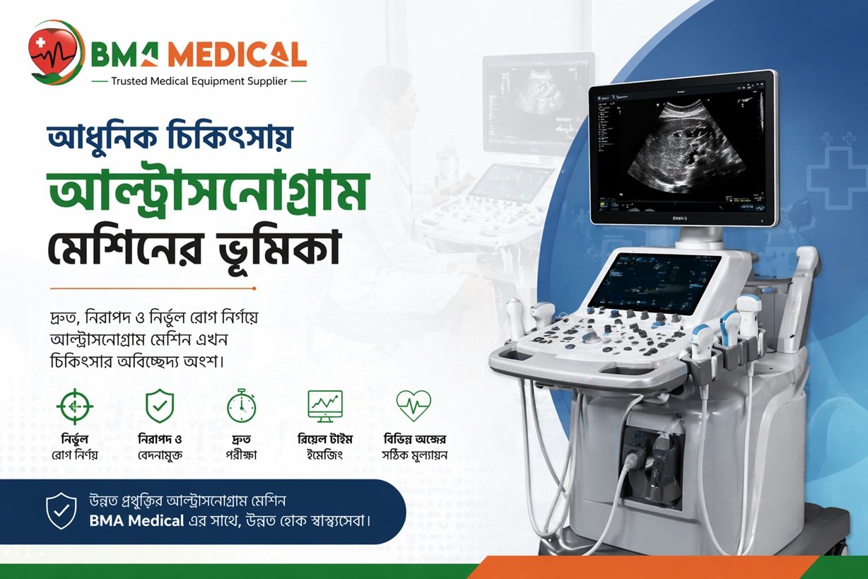 আধুনিক চিকিৎসায় আল্ট্রাসনোগ্রাম মেশিনের ভূমিকা
