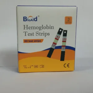 Bioaid Hemoglobin Test Strips 50 Pcs
