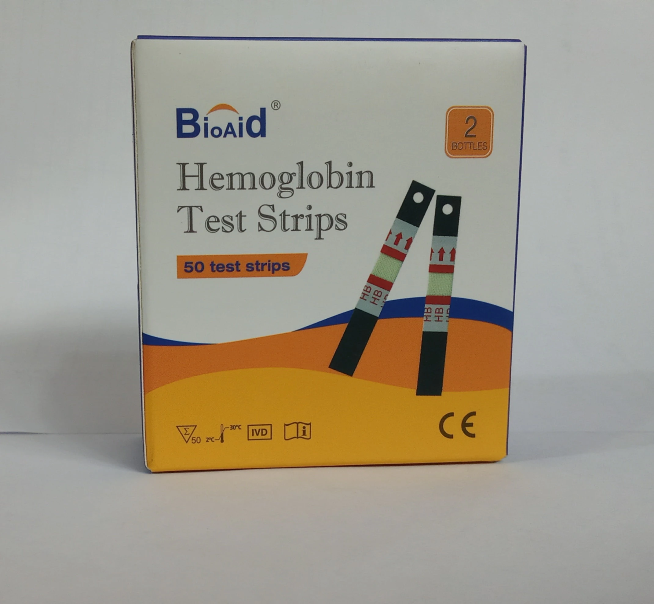 Bioaid Hemoglobin Test Strips 50 Pcs Bioaid Hemoglobin Test Strips 50 Pcs