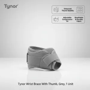 Tynor Wrist Brace With Thumb Grey
