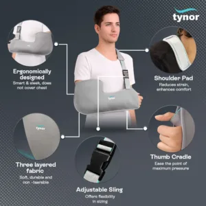 Tynor C-01 Pouch Arm Sling Tropical