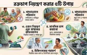 রক্তচাপ নিয়ন্ত্রণ করার ৫টি উপায়